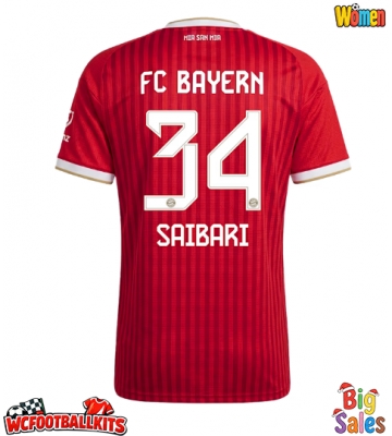 Bayern Munich Ismael Saibari #34 Replica Home Stadium Shirt for Women 2026-27 Short Sleeve